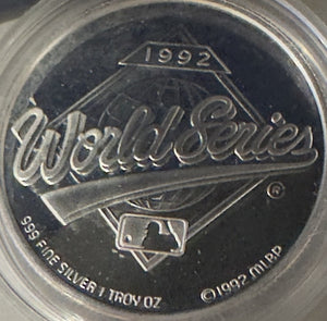 1992 TORONTO BLUE JAYS WORLD CHAMPIONS MEDALLION (2052)