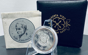 1984 POPE JOHN PAUL II ALBERTA VISIT MEDALLION