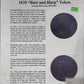 1820 LOWER CANADA: "BUST AND HARP" TOKEN (UNCIRCULATED)