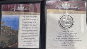 1973 CANADA'S LEGENDARY PRINCE EDWARD ISLAND SILVER DOLLAR
