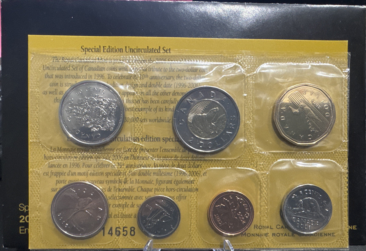 2006 SPECIAL EDITION UNCIRCULATED PROOF LIKE SET