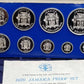 1976 PROOF SET - COINAGE OF JAMAICA (9 COINS)