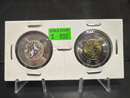 2023 JEAN PAUL RIOPELLE CARBOARD 2X2 COLOUR/NO COLOUR TOONIE (2 PACK)