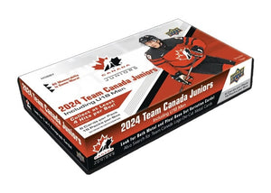2024 UPPER DECK TEAM CANADA JUNIOR HOBBY BOX