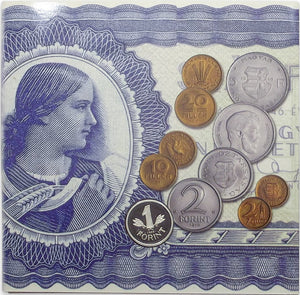 2006 HUNGARY BRILLIANT UNCIRCULATED THE FORINT IS SIXTY YEARS OLD 8-COIN SET