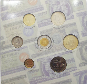 2006 HUNGARY BRILLIANT UNCIRCULATED THE FORINT IS SIXTY YEARS OLD 8-COIN SET