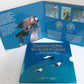 1995 50-CENT 4-COIN CANADIAN BIRD SET - PUFFIN - CRANE- GRAY JAY - PTARMIGAN