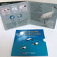 1995 50-CENT 4-COIN CANADIAN BIRD SET - PUFFIN - CRANE- GRAY JAY - PTARMIGAN