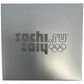 2014 RUSSIA SOCHI 3 ROUBLES STERLING SILVER COIN - NORDIC COMBINED