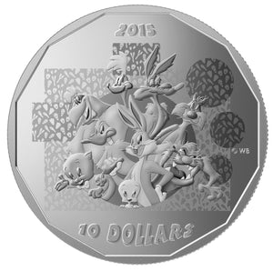 2015 1/2oz $10 LOONEY TUNES™ - "THAT'S ALL FOLKS!" FINE SILVER COIN