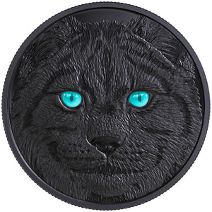 2017 $15 IN THE EYES OF THE LYNX FINE SILVER COIN