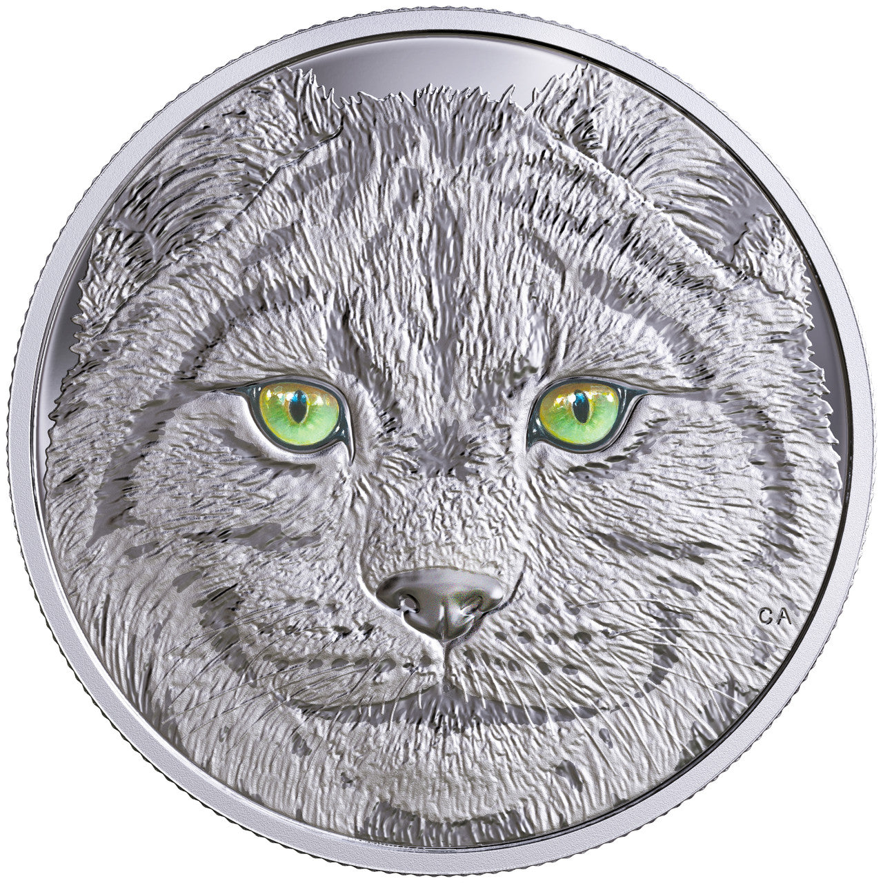 2017 $15 IN THE EYES OF THE LYNX FINE SILVER COIN