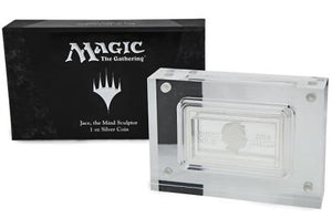 2014 1oz $2 MAGIC THE GATHERING JACE THE MIND SCULPTOR - FINE SILVER COIN