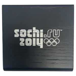 2014 RUSSIA SOCHI 3 ROUBLES STERLING SILVER COIN - NORDIC COMBINED