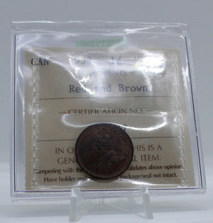 1933 CANADA CIRCULATION 1-CENT MS-63 RED AND BROWN