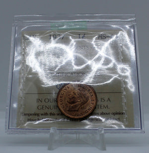 1937 CANADA CIRCULATION 1-CENT MS-64 RED