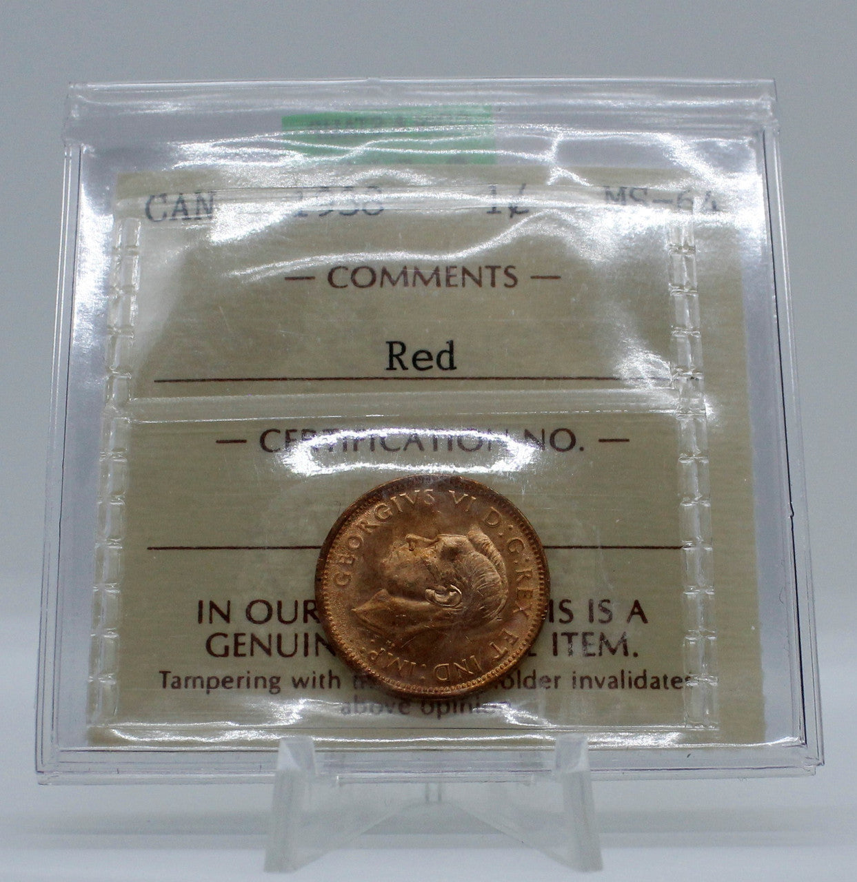 1938 CANADA CIRCULATION 1-CENT MS-64 RED (2)
