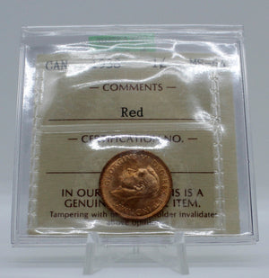 1938 CANADA CIRCULATION 1-CENT MS-64 RED (2)