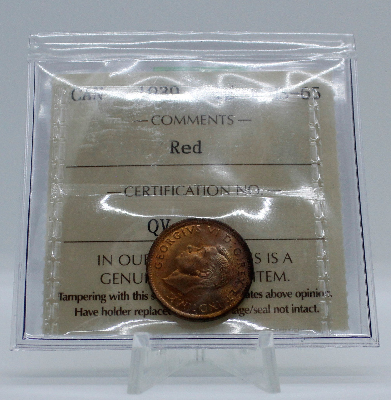 1939 CANADA CIRCULATION 1-CENT MS-65 RED (2)