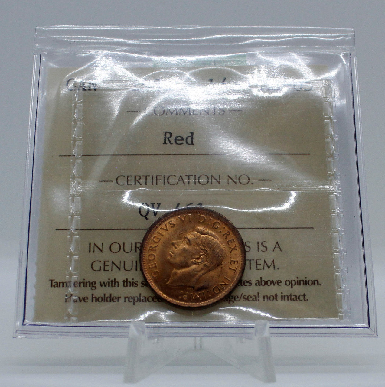 1939 CANADA CIRCULATION 1-CENT MS-65 RED (3)
