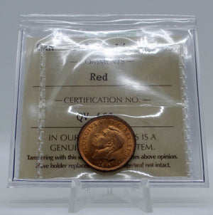 1939 CANADA CIRCULATION 1-CENT MS-65 RED (3)