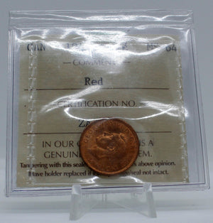 1942 CANADA CIRCULATION 1-CENT MS-64 RED
