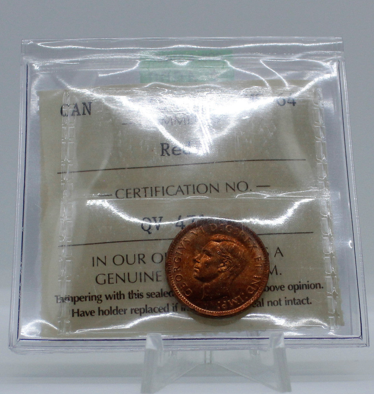 1946 CANADA CIRCULATION 1-CENT MS-64 RED (2)