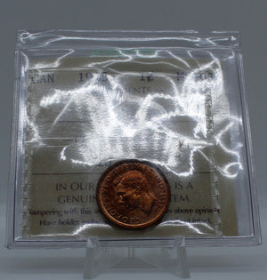 1945 CANADA CIRCULATION 1-CENT MS-63 RED