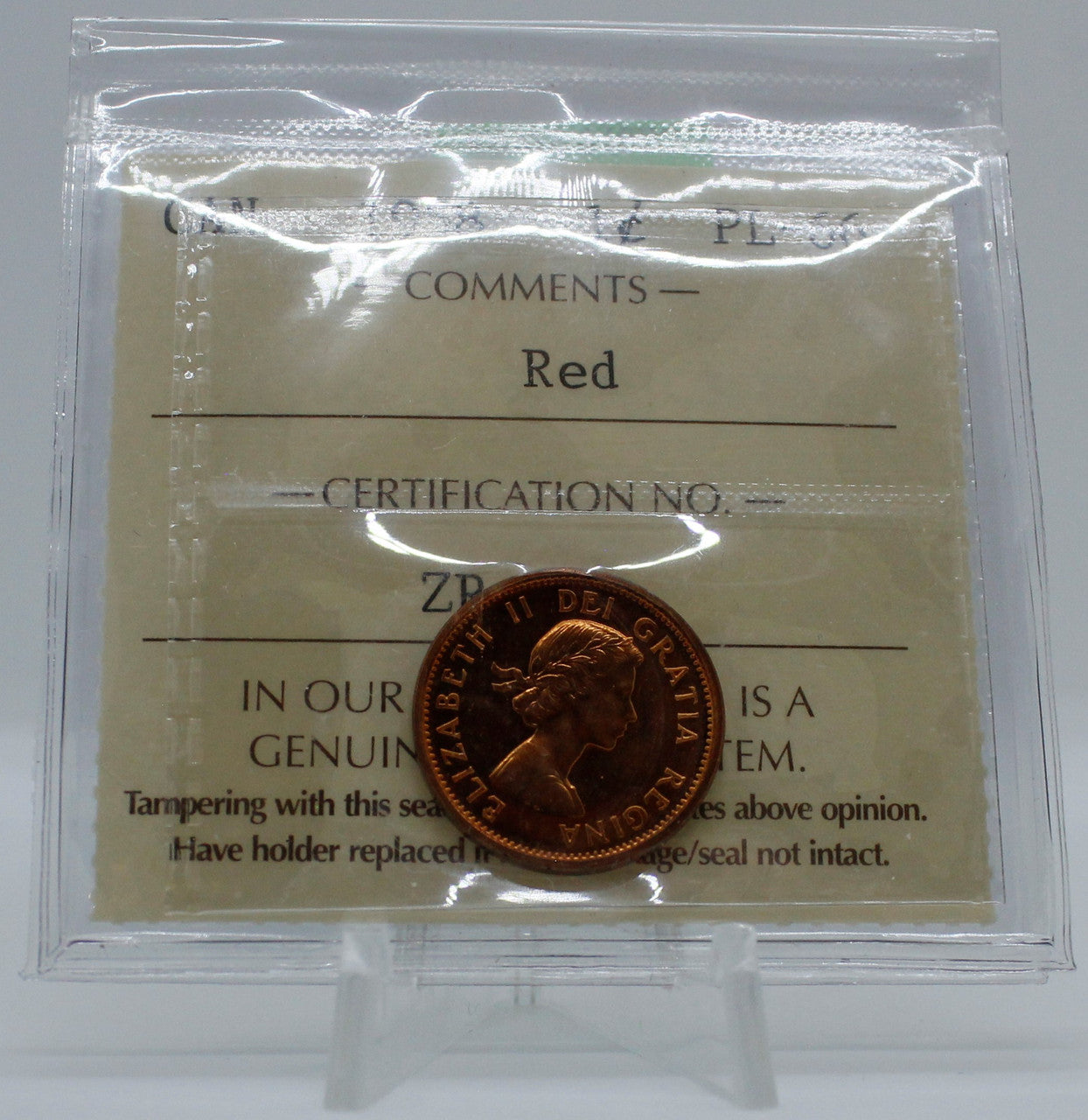 1958 CANADA CIRCULATION 1-CENT PL-66 RED