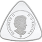 2008 50-CENT ENAMEL COLOURIZED COIN ODD SHAPED TRIANGLE MILK DELIVERY TOKEN