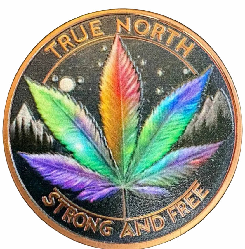 1oz TRUE NORTH STRONG AND FREE: STONER STACKER SERIES