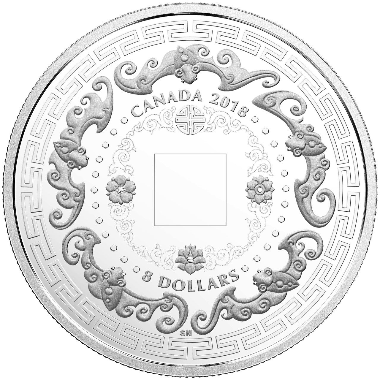 2018 $8 GOOD LUCK CHARMS - FIVE BLESSINGS FINE SILVER COIN