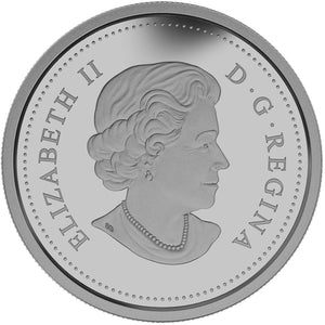 2015 1oz $20 A STORY OF THE NORTHERN LIGHTS: THE RAVEN FINE SILVER HOLOGRAM COIN