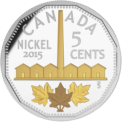 2015 5-CENT FINE SILVER COIN LEGACY OF THE CANADIAN NICKEL: THE IDENTIFICATION OF NICKEL
