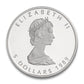 1989 1oz $5 COMMEMORATIVE MAPLE LEAF ISSUE FINE SILVER COIN