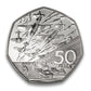 1944 50-PENCE D-DAY 50TH ANNIVERSARY COMMEMORATIVE ISSUE (UK)