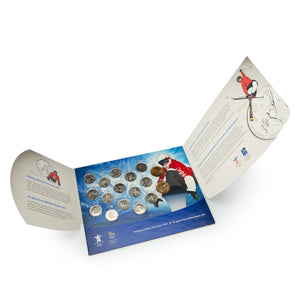 2007 THE VANCOUVER 2010 CIRCULATION 17-COIN SET (RBC)