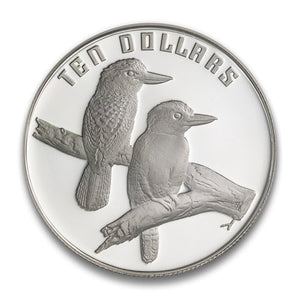 1989 $10 THE BIRDS OF AUSTRALIA: SILVER PROOF COIN
