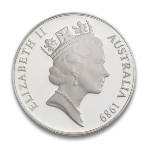 1989 $10 THE BIRDS OF AUSTRALIA: SILVER PROOF COIN