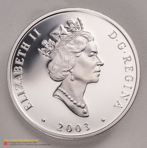 2003 1oz $20 NIAGARA FALLS FINE SILVER HOLOGRAM COIN