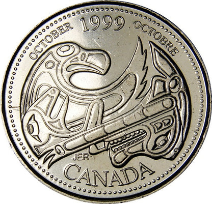 1999 OCTOBER 25-CENT ROLL - A TRIBUTE TO THE FIRST NATION