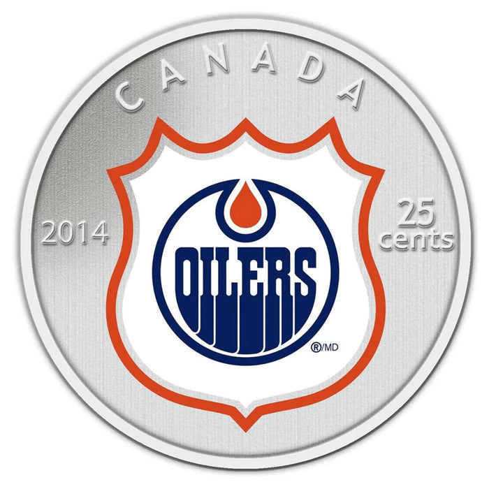 2014 25-CENT NHL COIN AND STAMP GIFT SET EDMONTON OILERS