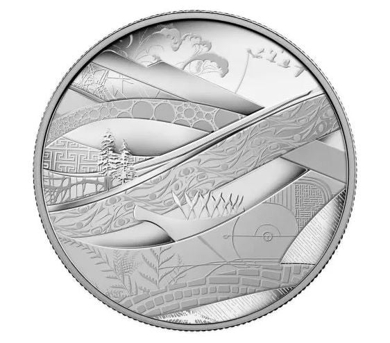 2010 $50 5oz LOOK OF THE GAMES FINE SILVER COIN
