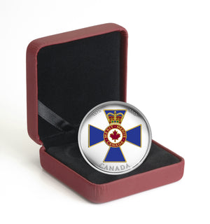 2017 1oz $20 CANADIAN HONOURS: 45TH ANNIVERSARY OF THE ORDER OF MILITARY MERIT FINE SILVER COIN