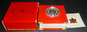 1998 1oz $15 LUNAR STERLING SILVER & GOLD COIN - YEAR OF THE TIGER