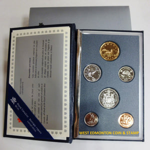 1991 6-COIN SPECIMEN SET - SCARCE QUARTER