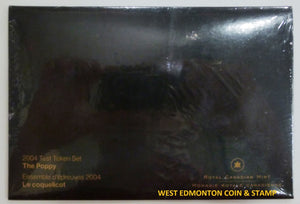 2004 THE POPPY TEST TOKEN SET UNCIRCULATED PROOF LIKE SET