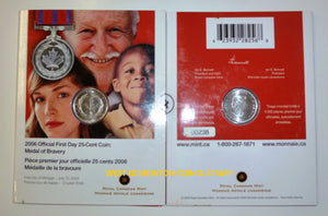 2006 FIRST DAY STRIKE - MEDAL OF BRAVERY 25CT