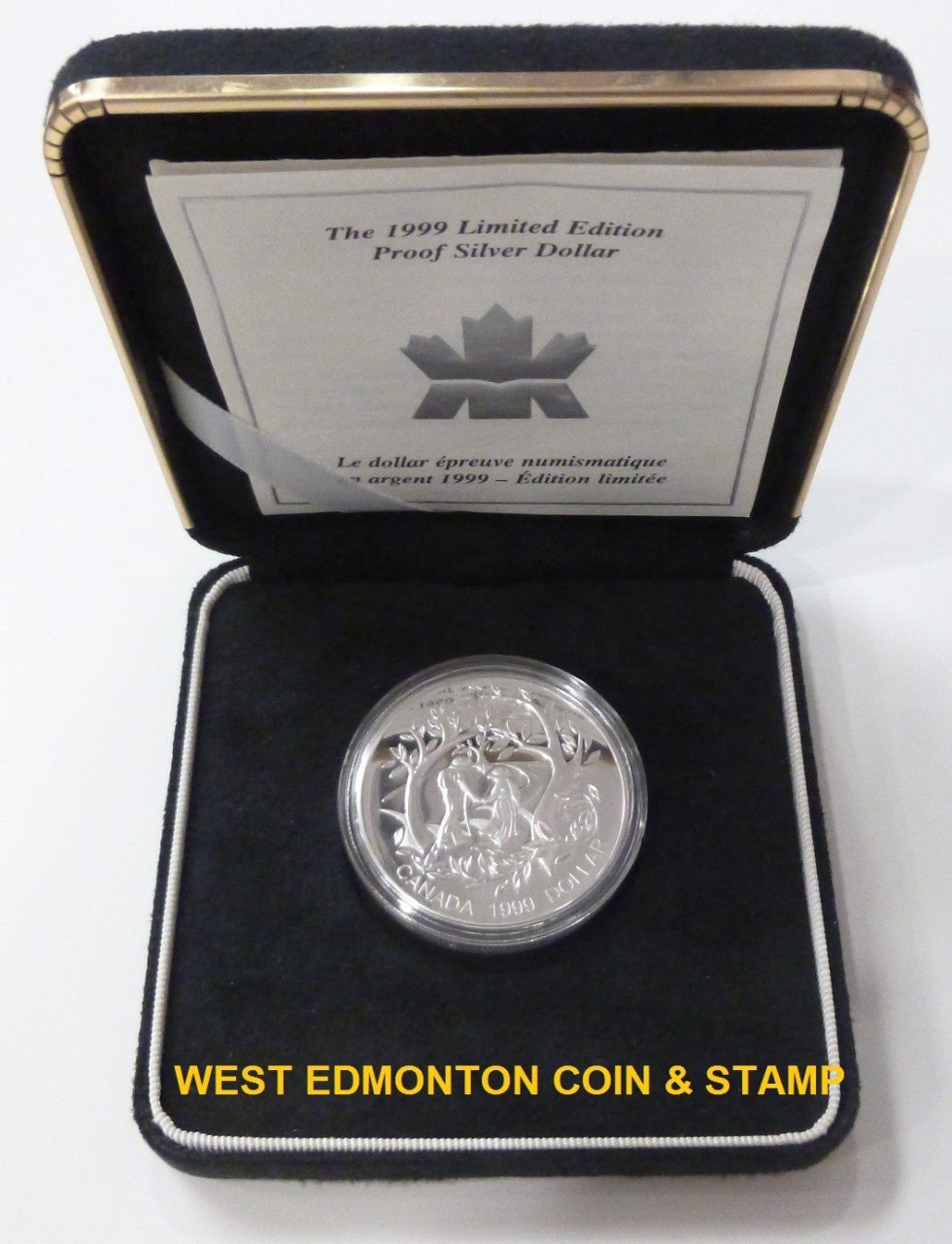 1999 LIMITED EDITION PROOF SILVER DOLLAR - INTERNATIONAL YEAR OF OLDER PERSONS