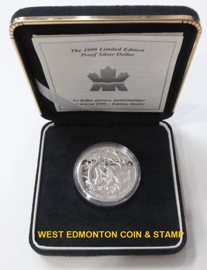 1999 LIMITED EDITION PROOF SILVER DOLLAR - INTERNATIONAL YEAR OF OLDER PERSONS